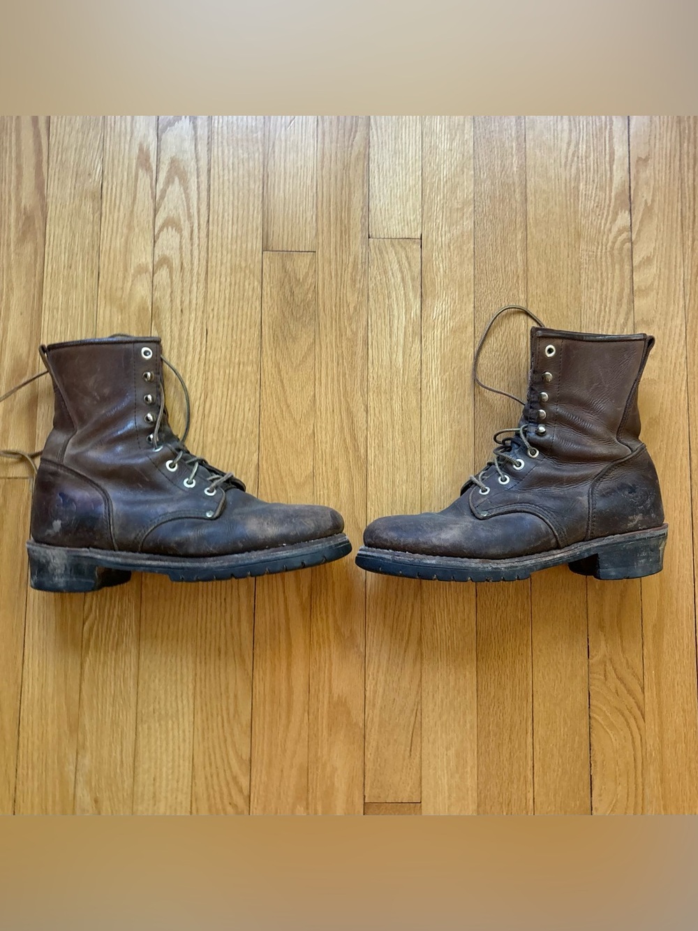 Georgia Boot Men’s Logger Steel Toe  Boots US Size 10.5 Brown
